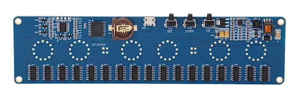 Nixie Rör Klocka Kontrollkort Hög Precision 7 Färger Glödande DIY Drivkort