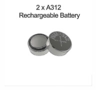 A312 Uppladdningsbart Batteri, hörapparatsbatterier 312 Laddare Kit 312 312a A312 Pr4 Uppladdningsbart Batteri För Hörapparat (2st 312)
