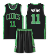 NBA Basket Uniform BIM Black Suit - Nr 11 Irving Children M/24 yards (130-140cm)