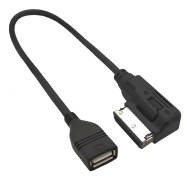 USB-ljudkabel med USB-adapter för Audi AMI MMI 2G 3G 3G+ - Perfekt