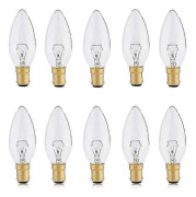 B15 Glödlampor, 10-pack Dimbar 2700K 260 Lumen Varmvit Liten Bajonettfattning_Överraskningsgåva
