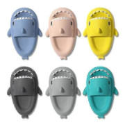 SQBB Shark Tofflor Halkfria duschtofflor Badrumstofflor Mjuka sommarsandaler Kompatibla flickor och pojkar Nytt Z black 36 37