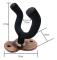 2-pack Gitarr Väggfäste, Metall Gitarrhängare Gitarrfäste Grön Brons
