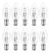 10-pack B15d halogenlampor, dimbara 42w C35 halogenljuskälla 42w B15d Eco halogenlampor B15d ljuskällor liten bajonett