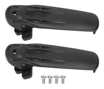 2 PCS Belt Clip for Kenwood NX 200 NX 300 ABS Portable Two-Way Radio Belt Clip Replacement Black