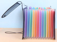 Colorful Expanding File Folder with 13 Pockets, A4 Size
