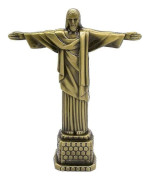 Metall Brasilien Crist Redentor Jesus Figur Kristus Frälsaren Staty Jesus Kristus Staty Gåva Heminredning Katolsk - CHUN_Kvalitetsgåvor