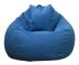Sittsäck Stolar Soffa Överdrag, Inomhus Lazy Lounger För Vuxna Barn Utan Fyllning - Blå - 90 x 110cm