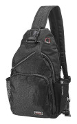 Oxford Sling Bag Crossbody Ryggsäck - Perfekt för Kvinnor Män Vandring Resor Cykling - Axelväska Casual Väskor med Hörlursuttag