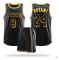 NBA Basketball Uniform Mamba Snake Pattern-Svart kostym-Front 8 Bak 24 5XL (185-195cm)