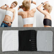 Andningsbar Bröstbindare för Kvinnor, Axelbandslös, Cosplay, Ny White XXL