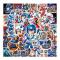 60X Mega Man Retro Video Game Character Stickers Room Decal Skateboard Kid Party
