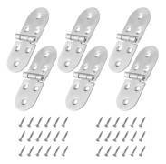Folding Flip Top Hinge Metal 6pcs