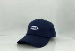 Hatt Dam Sommar Och Vår Brev Broderi Peaked Cap C Navy