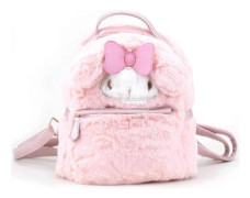 Söt liten lurvig Cinnamoroll hund Melody ryggsäck plysch ryggsäck söt tjej väska My Melody