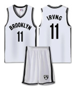 NBA Basket Uniform BKN White Suit-11 Irving 2XL (170-175cm)