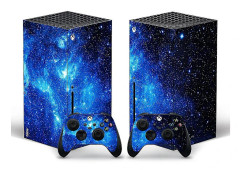 Xbox Series X klistermärken helkropp vinyl hud dekal skyddande omslag konsol kontroller