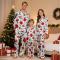 Familj Jul Pyjamas Matchande Set Siden Casual Matchande Set för Familj Mother XXXL