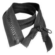 1 pc Zipper 70 cm Black, Zipper for Jackets Coats Sewing Projects-FQ-