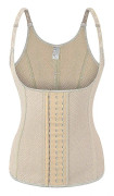Ladies Punching Shapewear Latex Support Chest And Abdomen Belt Apricot M