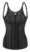 Ladies Punching Shapewear Latex Support Chest And Abdomen Belt Black XXXL