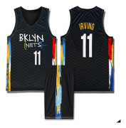 NBA Basketball Uniform BKN 21 City Edition kostym - nr 11 Irving 5XL (185-195cm)
