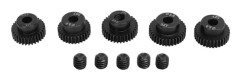 5 st RC Pinjongdrev Set 30T 31T 32T 33T 34T Hög Hårdhet 48DP 5.0mm Lågt Ljud med Ställskruvar för 1 10 RC Bil
