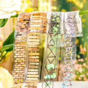 6 rullar PET-tejp, vacker trädgårdstema serie Washi-tejp för scrapbook, junk journal, bullet journal, DIY-hantverk (trädgård)