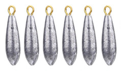 6st Nya Fisken Sänken Vattenfallsform Gjutning Fiskeredskap (10g)