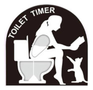 Creative Toilet Hourglass Timer Sand Timer Plastic Sandglass Timer Craft Gift B
