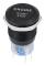 12V Svart Zinklegering LED Bilmotor Start Stopp Tryckknapp