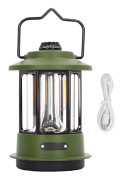 LED Camping Lantern 5?170lm Vattentät Ergonomisk Bärbar Camping Ambient Lantern med metallhandtag för Outdoor Green