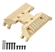 Guld RC Mässing Skidplatta Bottenbas RC Transmission Center Skidplatta för Axial UTB18 1/18