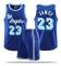NBA Basketball Uniform LAL Retro Blue Suit-Nr. 23 James 5XL (185-195cm)