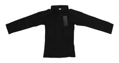 Stridströja Långärmad Dragkedja Unisex Bomull Polyester Andningsbar med Armbågsskydd Axelficka Stridskläder för Cosplay Svart XL
