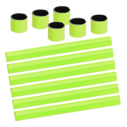 Reflekterande Band, 12 st Snapp-Armband, Klapp-Armband, Säkerhetsband, Re
