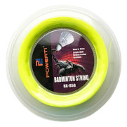 Badmintonracketsträng Högelastisk nylon badmintonracketsträng 0,7 mm badmintonracketsträng 200 m rulle (Fluorescerande Gul)