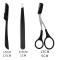 Eyebrow Kit Grooming Sax, Eyebrow Razor Kit, Rostfritt