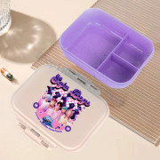 Kawaii K-Pop Demon Hunters Bento Lunchbox för barn - Present för matförvaring med stor kapacitet
