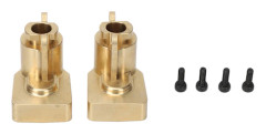 2 st Mässingshållare för bakaxel för 1/18 RC Bilmodell Axial UTB18 Guld