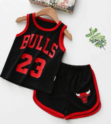 Kids Summer #23 BULLS Casual Sports Basket Set 140cm
