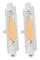 2:a R7S COB Glödlampa 5W 78mm Dubbelsidig Flood Light Tillbehör 230V Varmvit 3000K