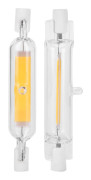 2:a R7S COB Glödlampa 5W 78mm Dubbelsidig Flood Light Tillbehör 230V Varmvit 3000K