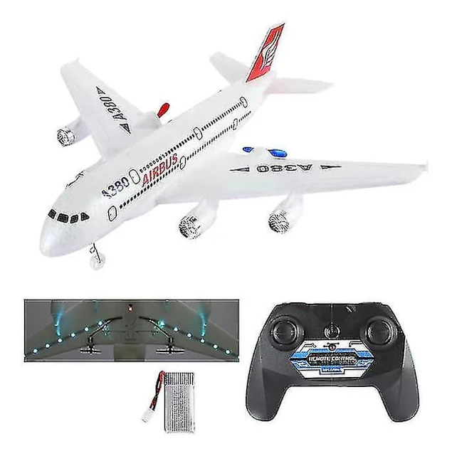 Airbus A380 Rc Flygplan Boeing 747 Rc Plan Fjärrkontroll Flygplan 2.4g Fast Vingplan Modell Rc Plan Leksaker För Barn Pojkar [DB]