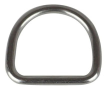 15st D Ring Halvrund Metallring 5X30X27MM 5x30x27mm