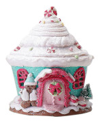 LED Jul Pepparkakshus Ljus Upp Hus Pepparkakshus Dekor Jul Hus Bordsjul