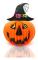 Halloween Utomhus Trädgårdsparty Dekoration 3d Vikbar Häxhatt Pumpa bd