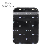 50 st Självförslutande påse Laserpåse SVART 7X11CM Black 7x11cm