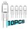 10 st Halogenlampa G4 12V 5W 10W 20W 35W 50W Globe Lot JC Bi-Pin LED Varmvit Ersätt LED Kapsellampa Halogenlampor Ljus