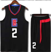 Los Angeles Clippers Leonard 2 Basketbolltröja T-shirt Set Children (155-160cm)